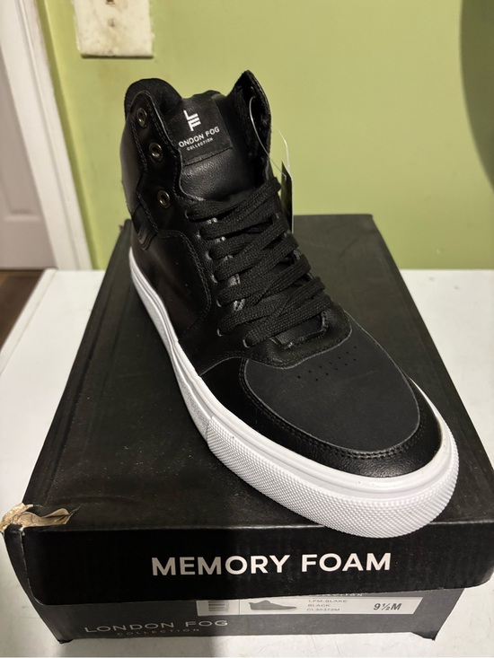 London Fog Other - London Fog Black High-Top boot sneaker with White Sole